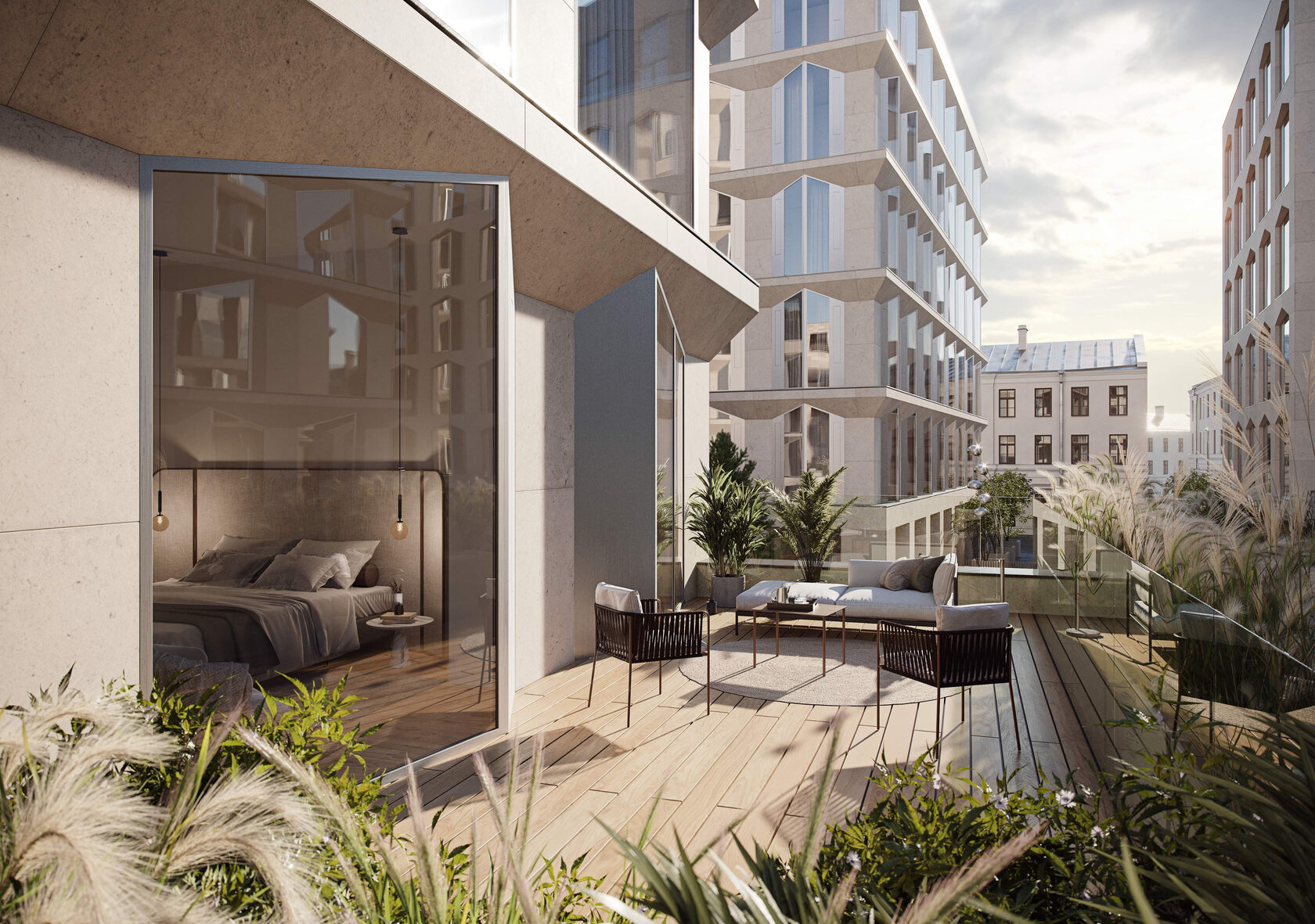 Внутренний сад A.Residence