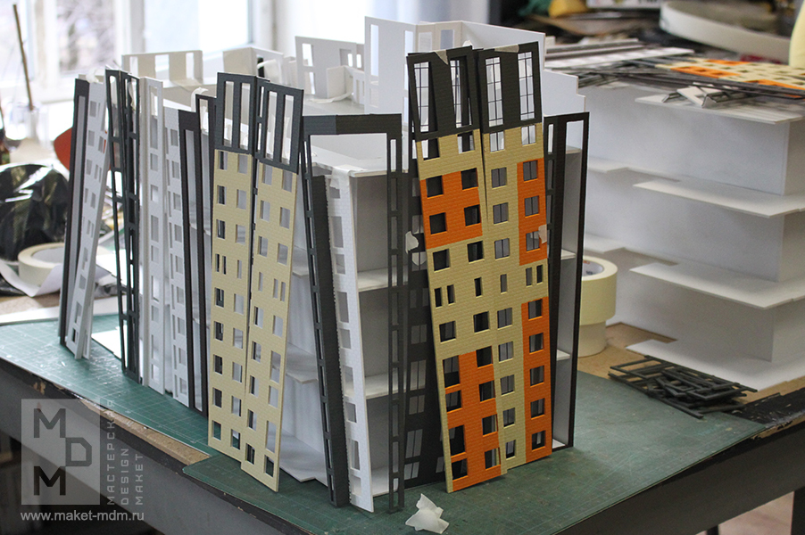 макет жилого комплекса