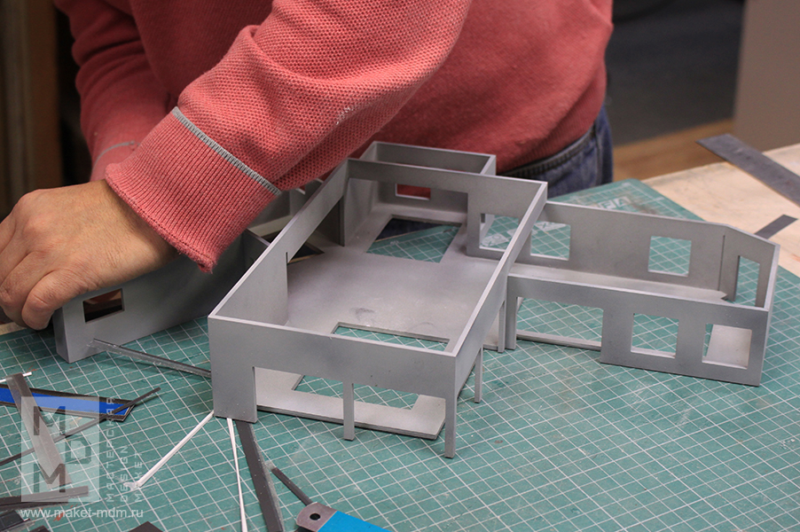 макет частного дома
