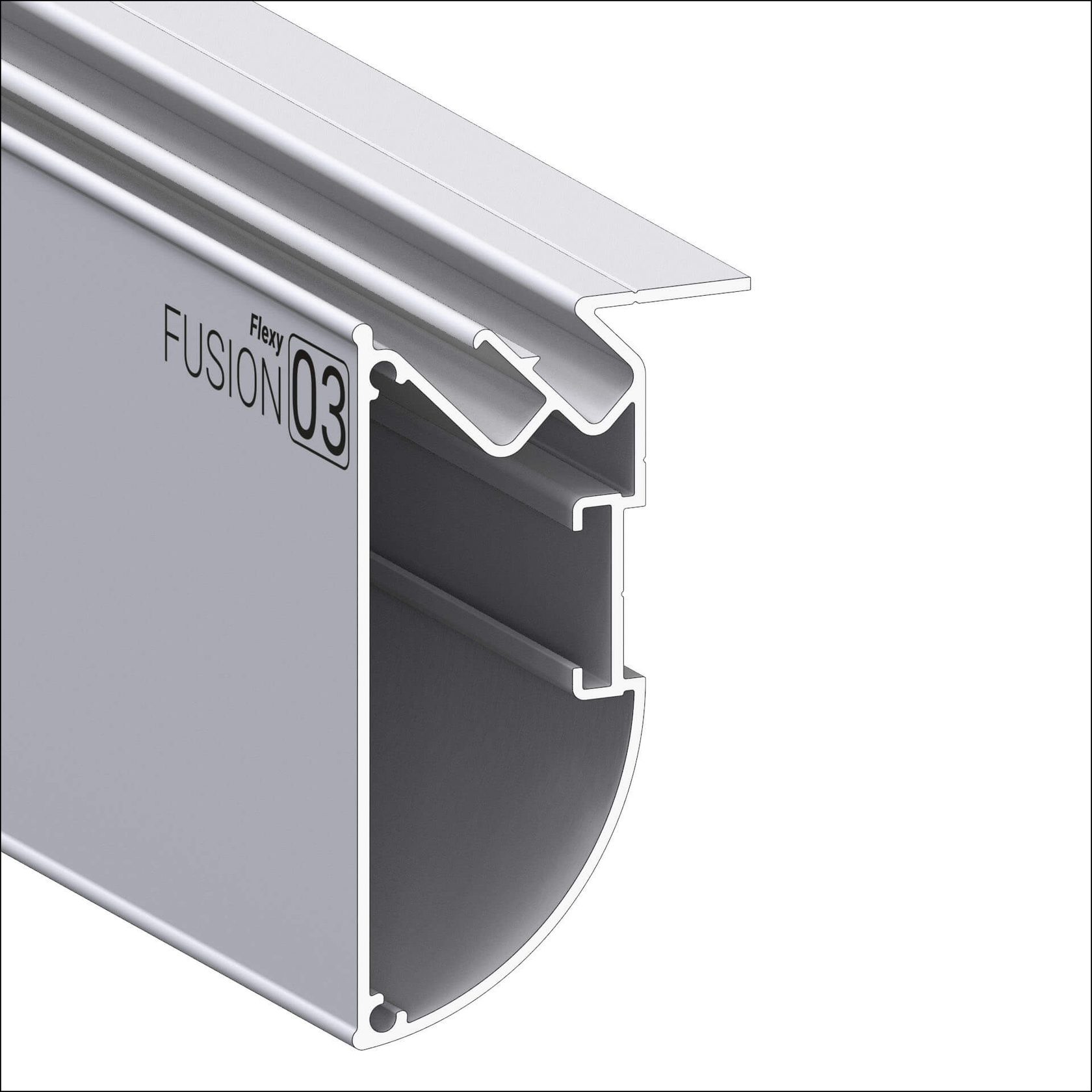 Профиль для натяжного потолка Flexy для крепления к стене и потолку ...