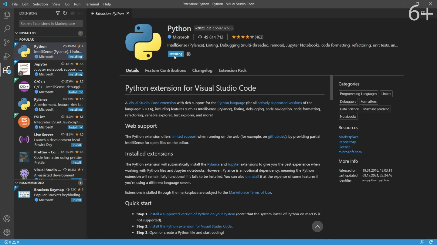 первая программа на python