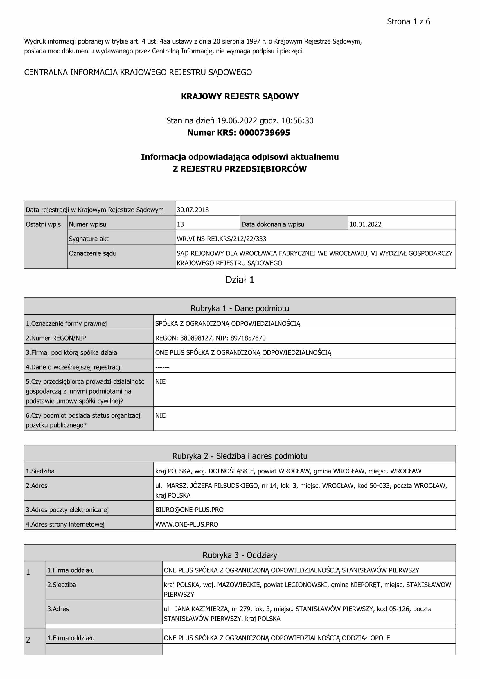 Zaświadczenie o ukończeniu szkolenia