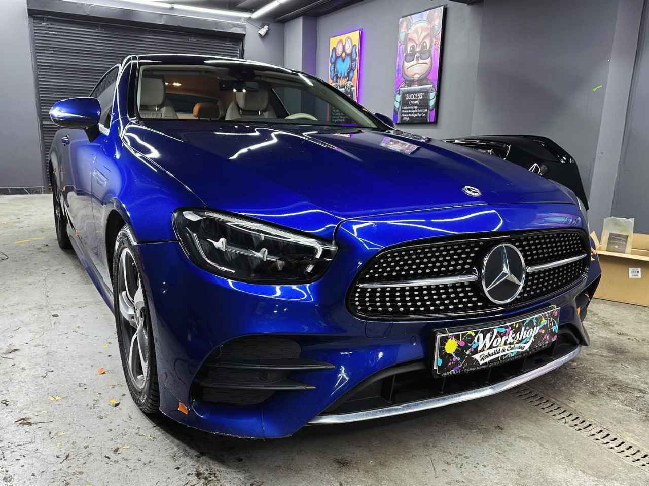 Оклейка плёнкой Mercedes