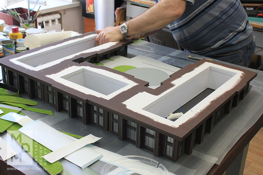 макет жилого комплекса