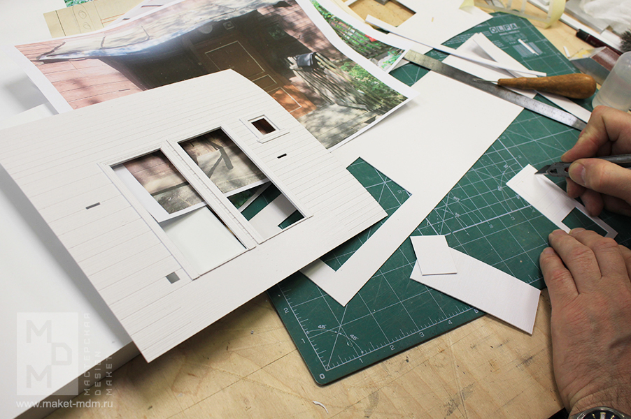 макет крыльца, макет в подарок