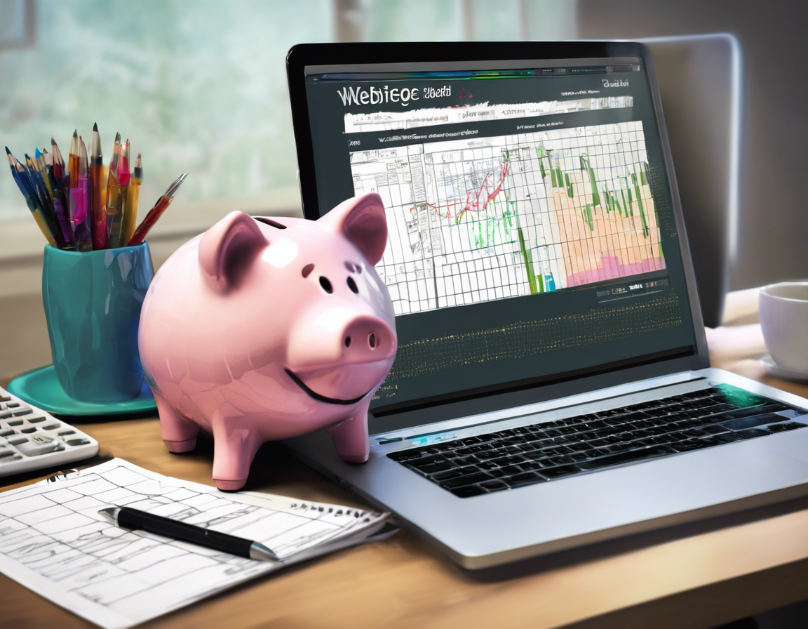 инфографика этапов разработки сайта на белой доске