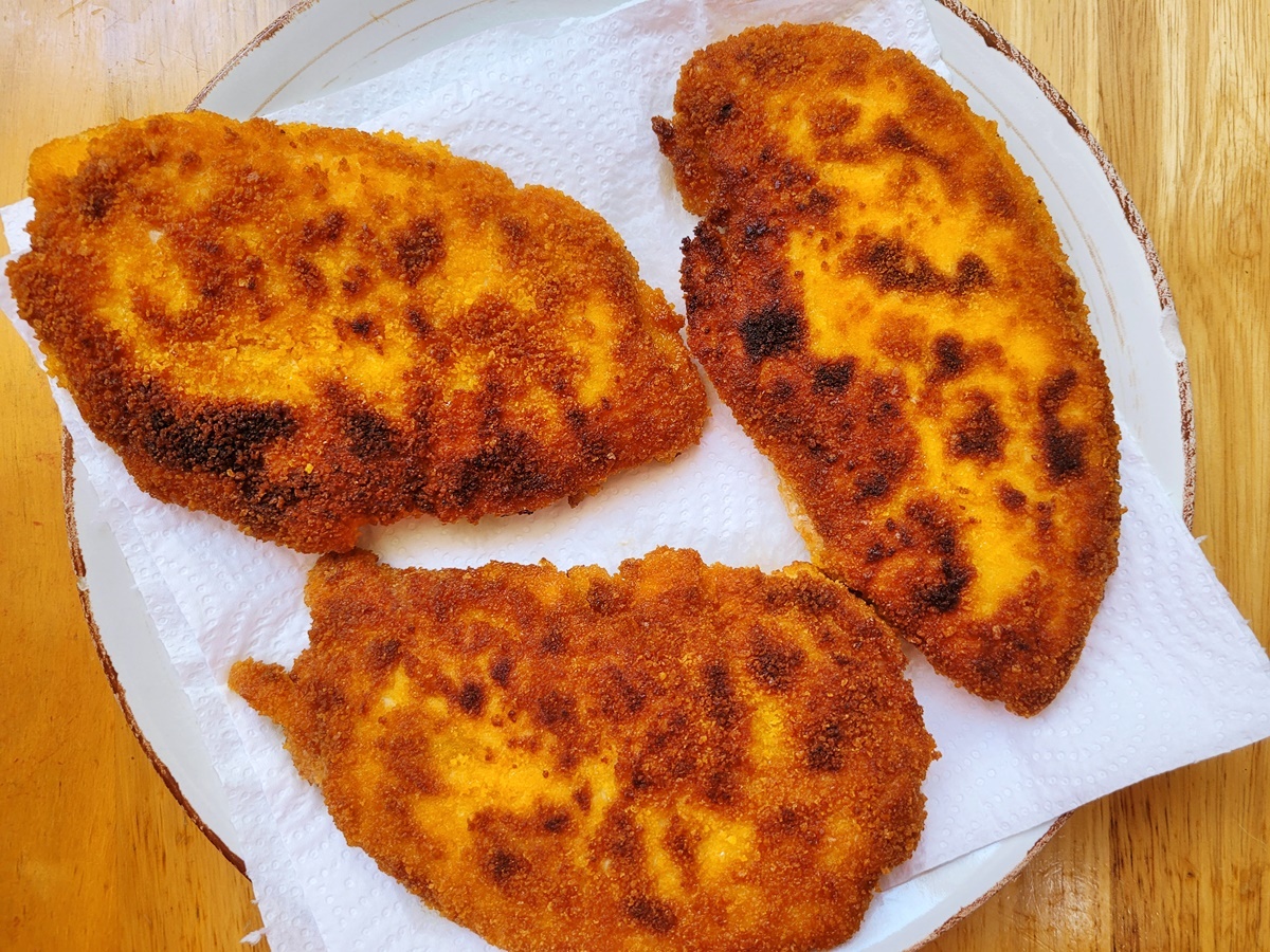 Шниель (куриный). Самое любимое лакомство у израильтян. Фото рецепт.