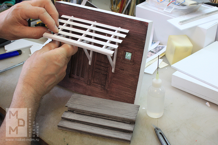 макет крыльца, макет в подарок
