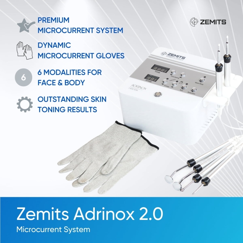 ZEMITS Adrinox 2.0 Microcurrent system | Esthetic Spa Equipment 