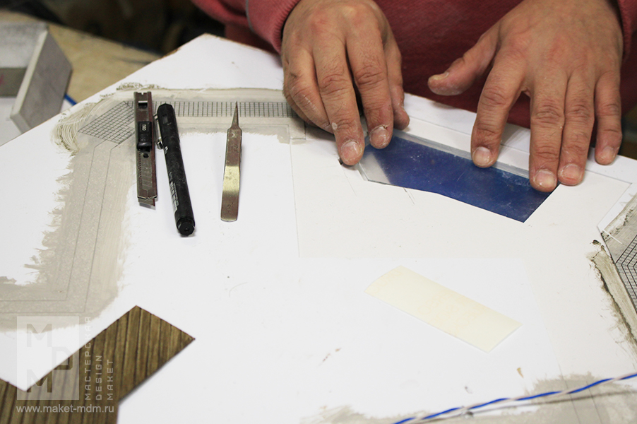 макет частного дома