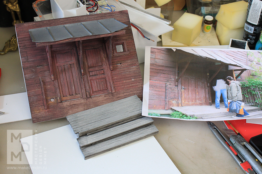 макет крыльца, макет в подарок