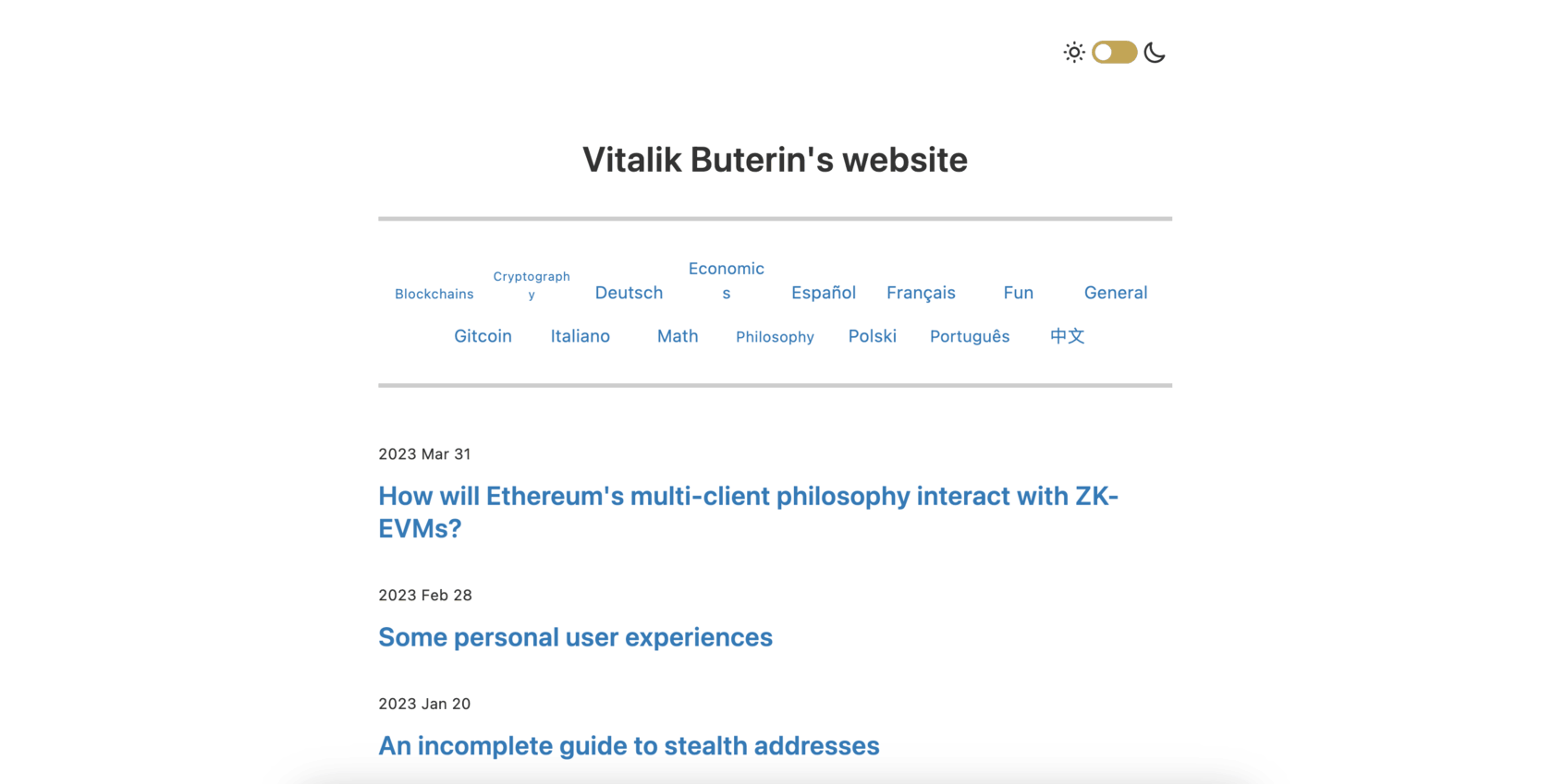 Vitalik Buterin