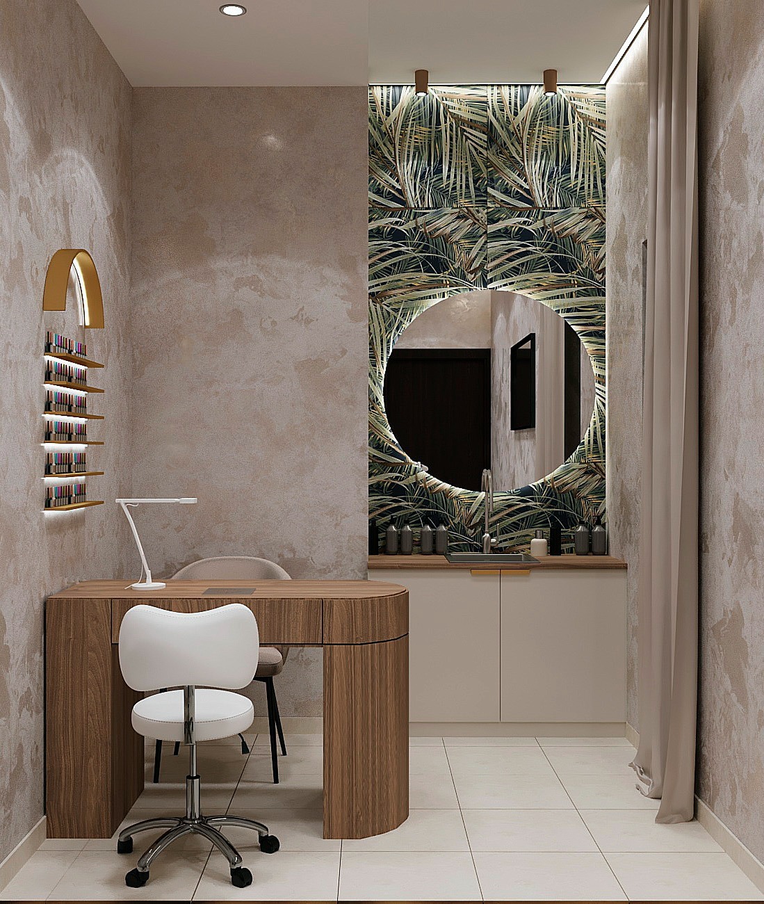 Салон красоты Chereda studio 50м2, г. Москва | Портфолио студии дизайна ...
