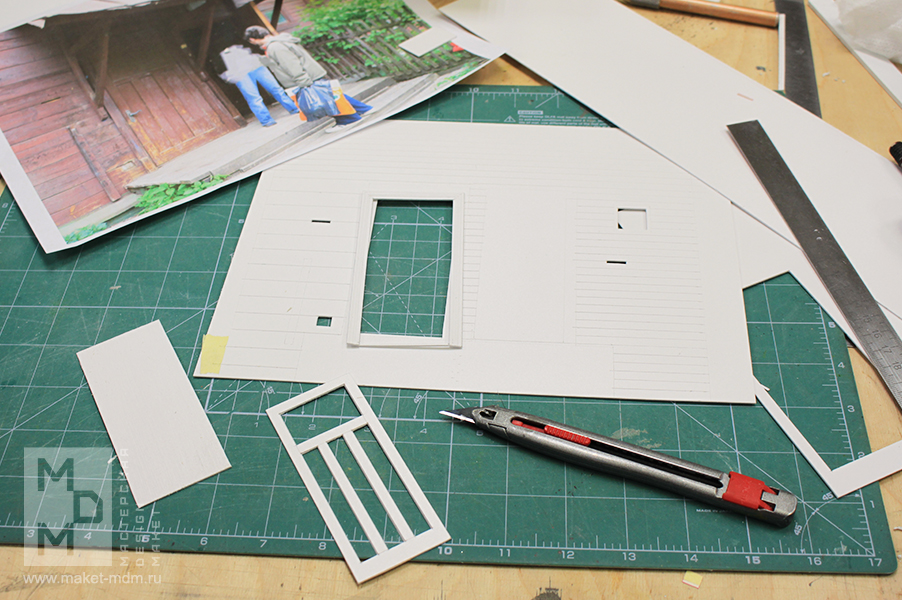 макет крыльца, макет в подарок