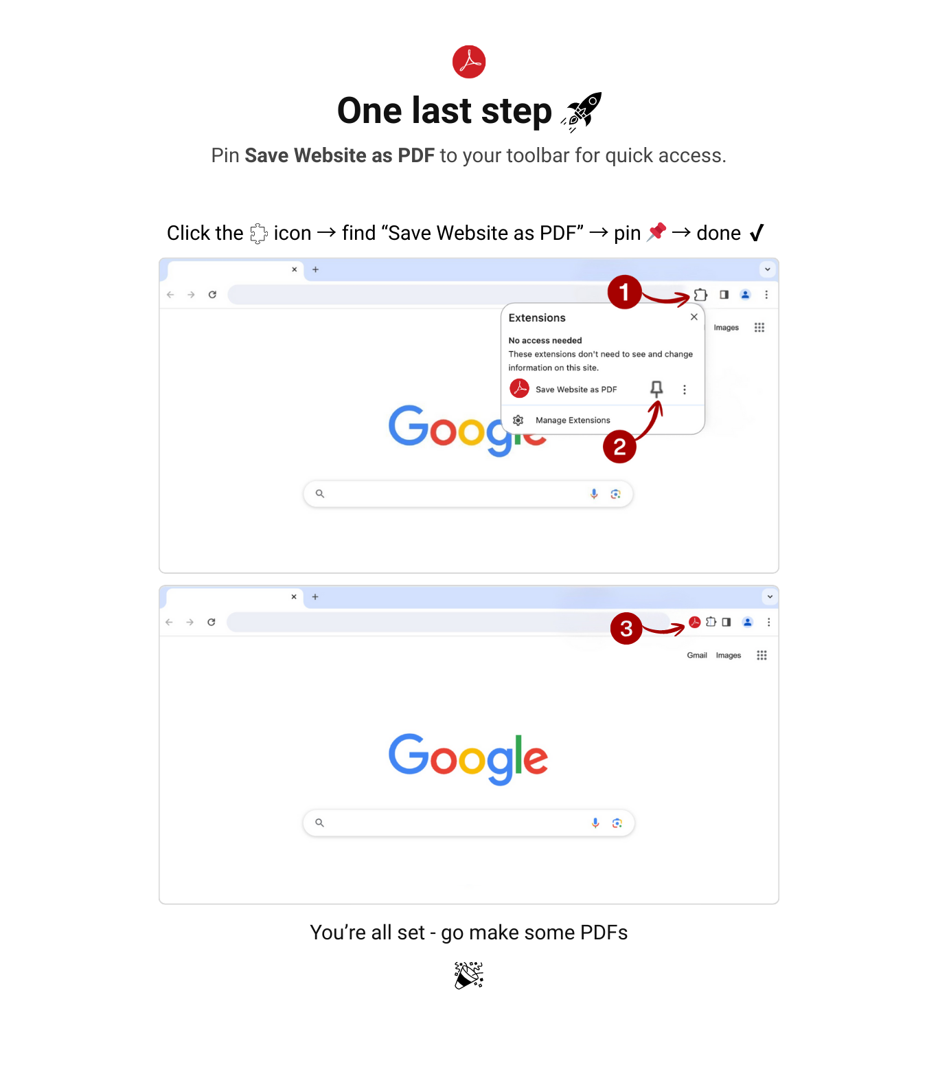 Welcome to "Save Website as PDF"