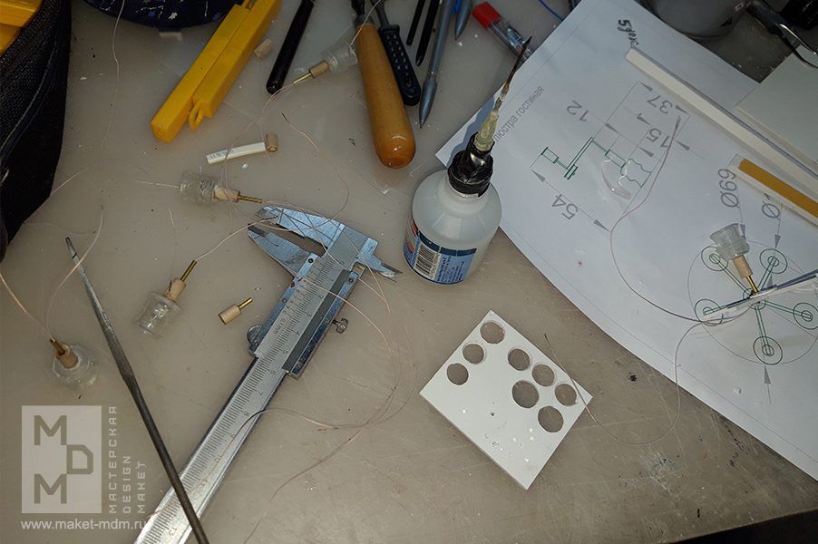 макет интерьера Петровы в гриппе 