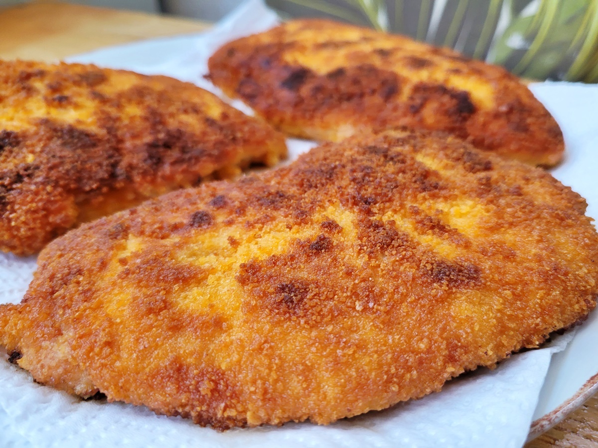 Шницель с начинкой. Обалденно вкусно и просто. Фото рецепт.