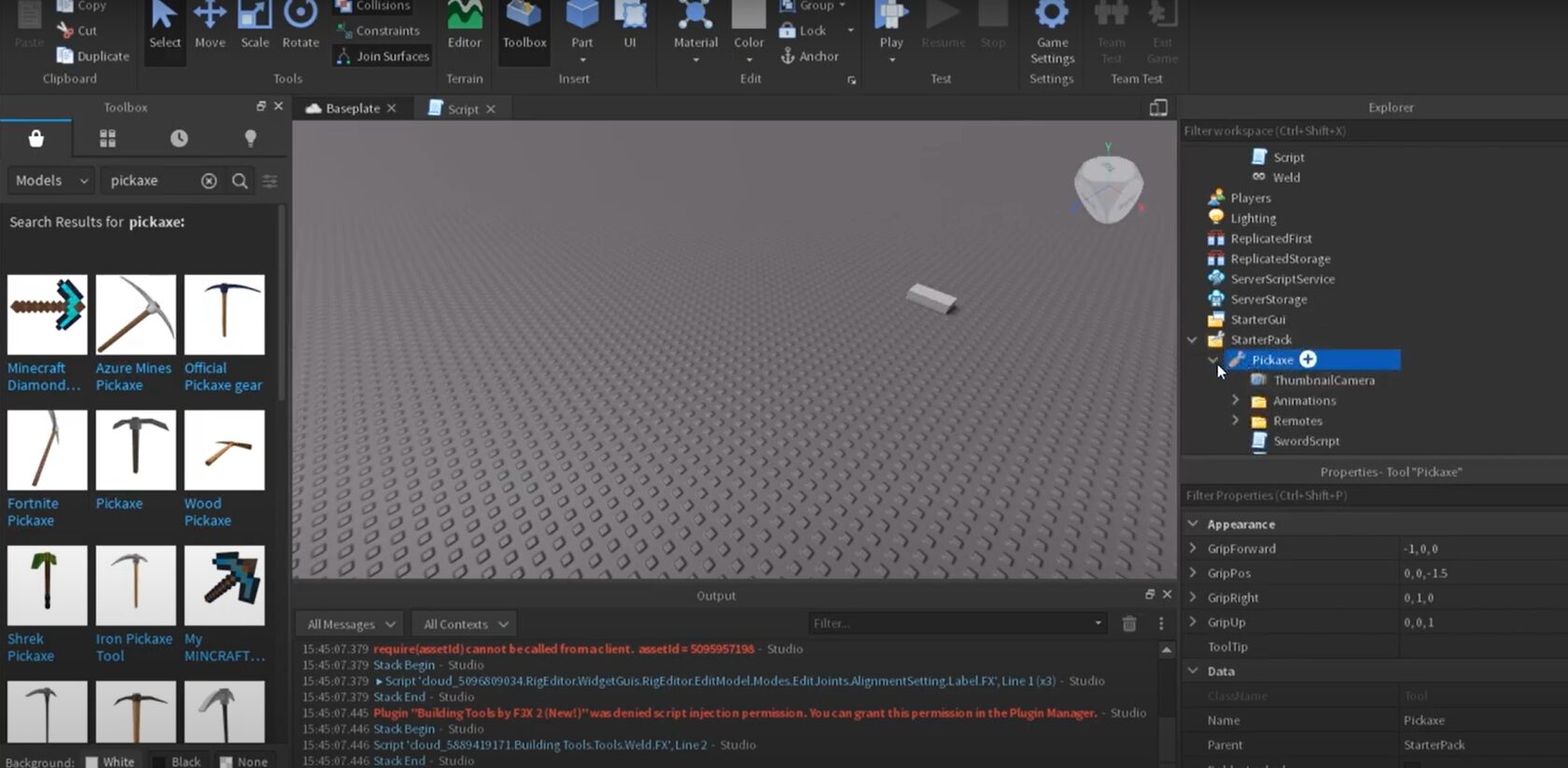 roblox программирование