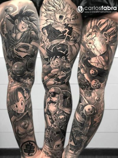 60 фото татуировок и эскизов аниме героев на руке, ноге,плече и груди | TattooAssist