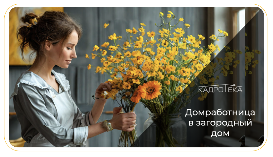 домработница в загородный дом