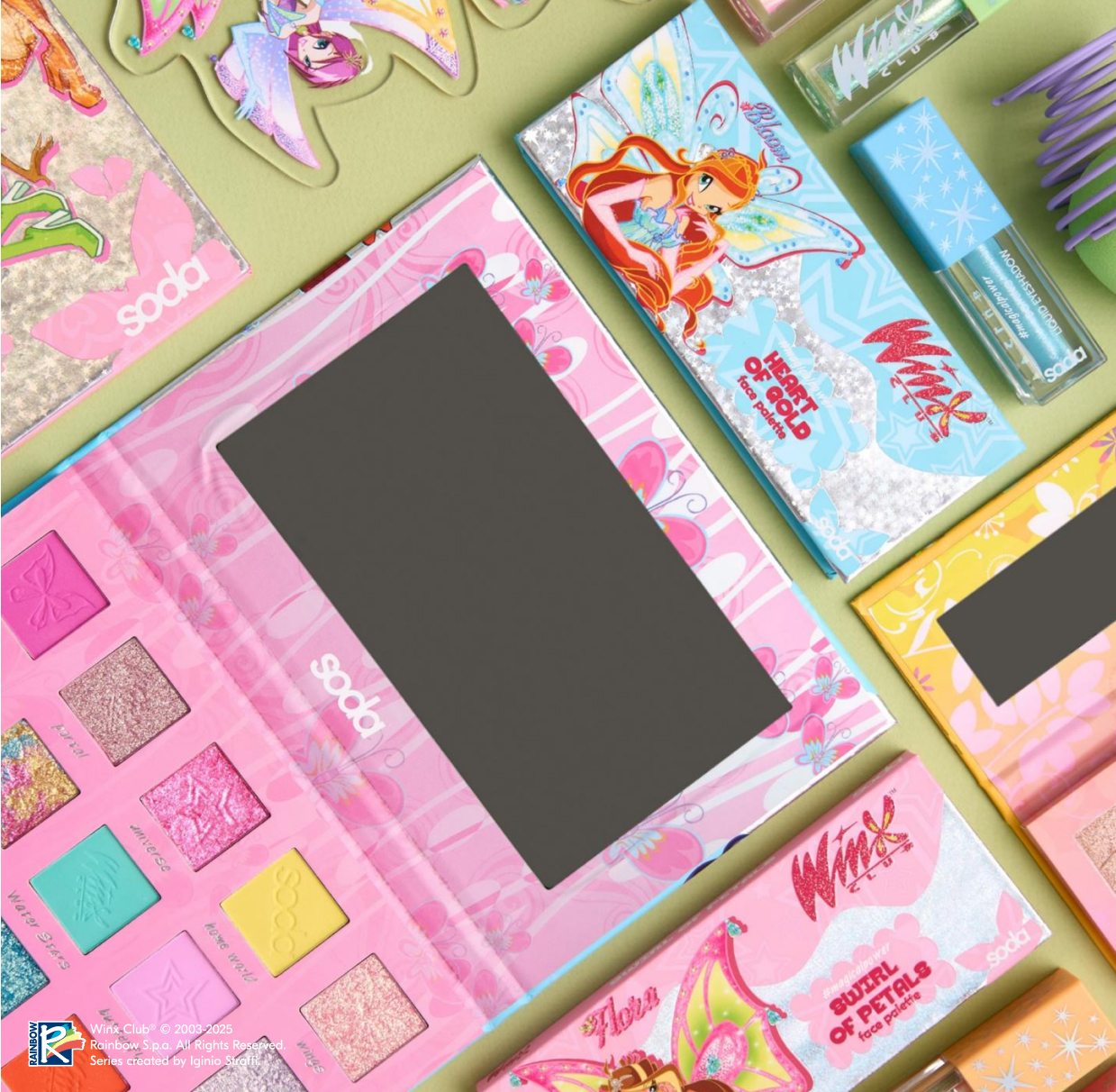 Soda makeup products