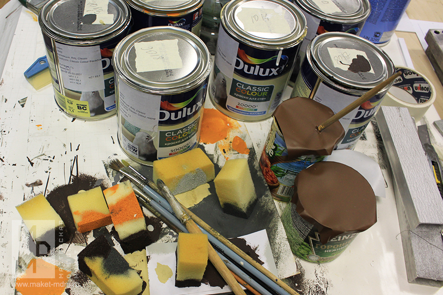 макет жилого комплекса