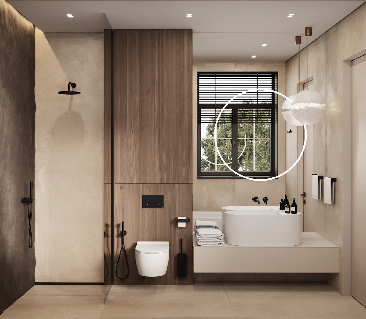 modern banyo tasarimi