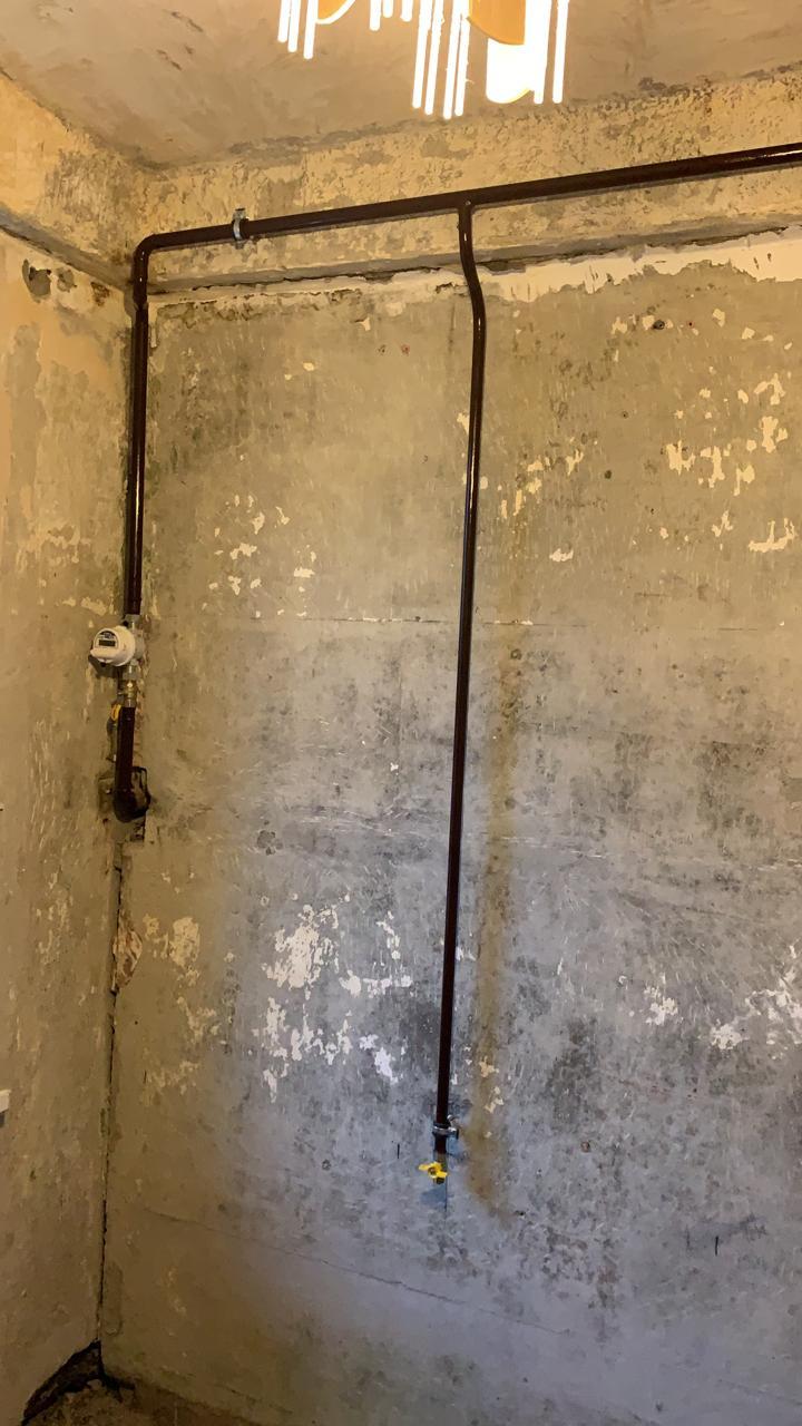 газовые трубы в квартире