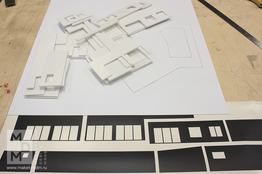макет частного дома