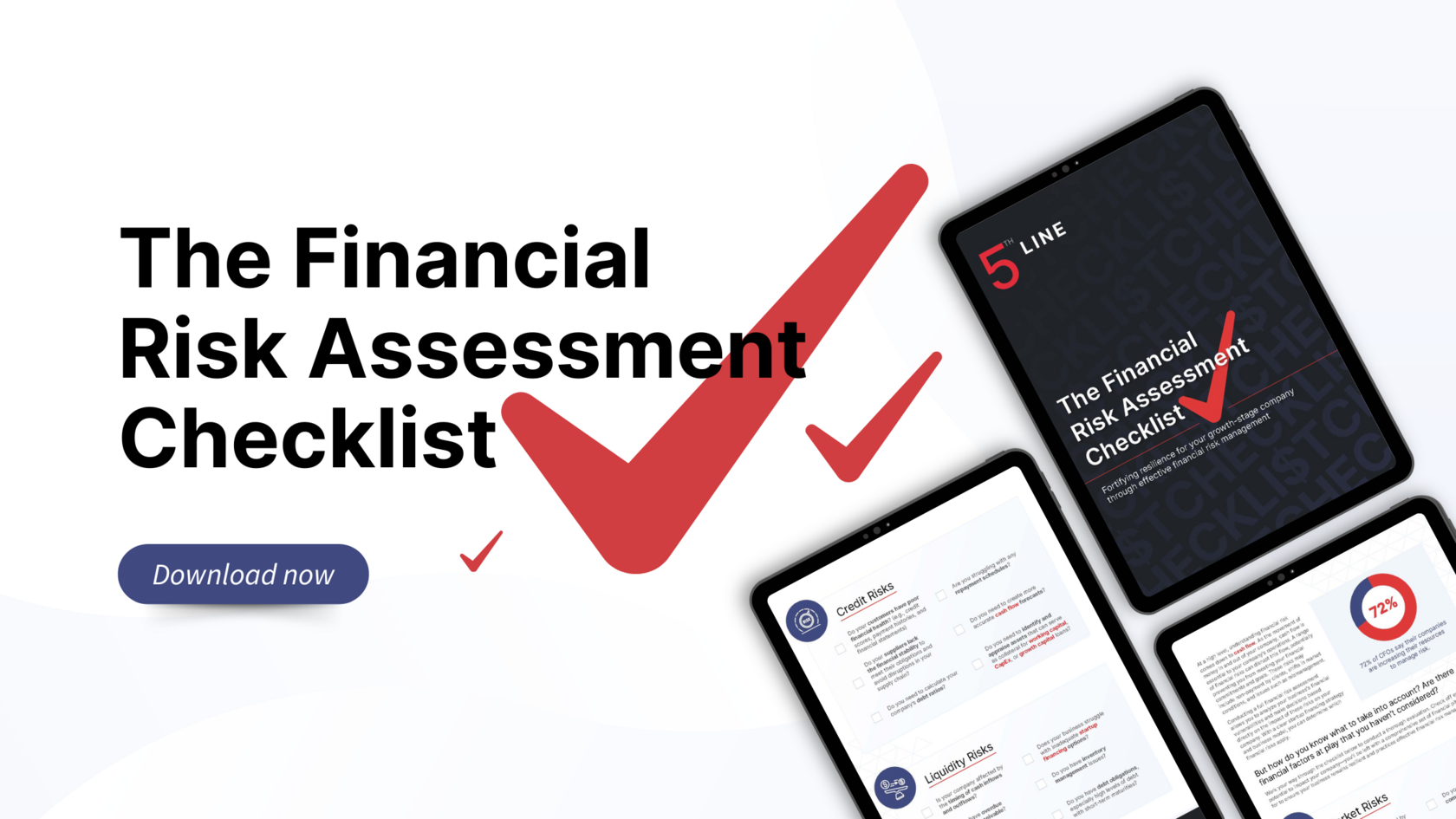 A graphic showing this piece is about a financial risk assessment.