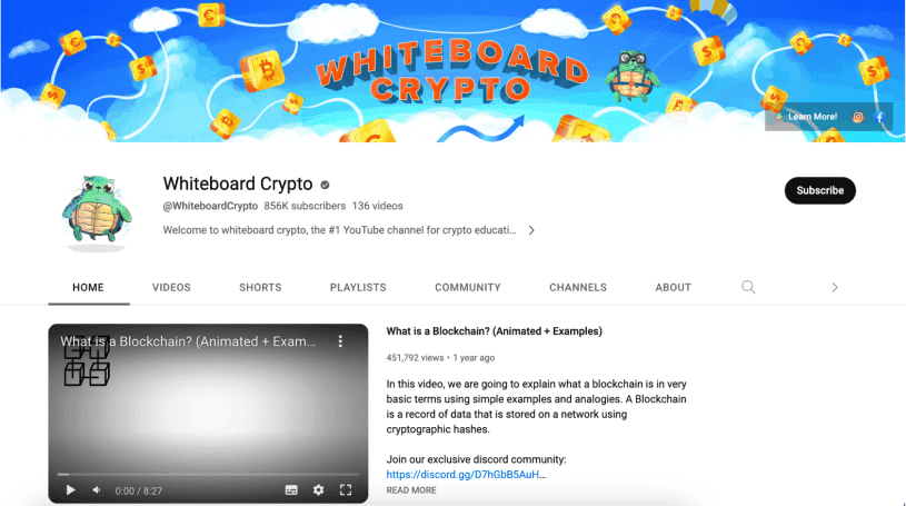 Whiteboard Crypto