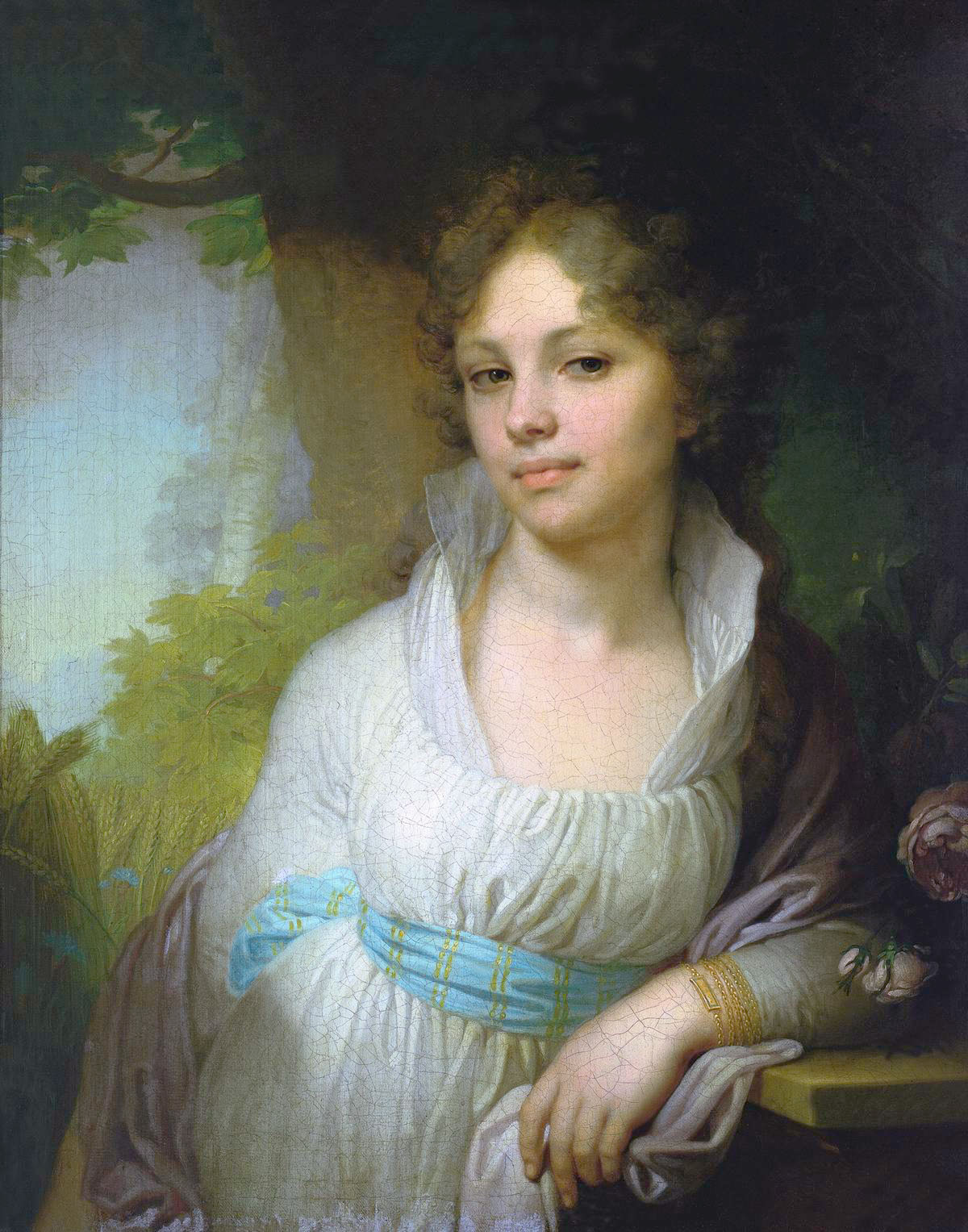 В.Л. Боровиковский. Портрет Марии Лопухиной, 1797, Государственная Третьяковская галерея, Москва