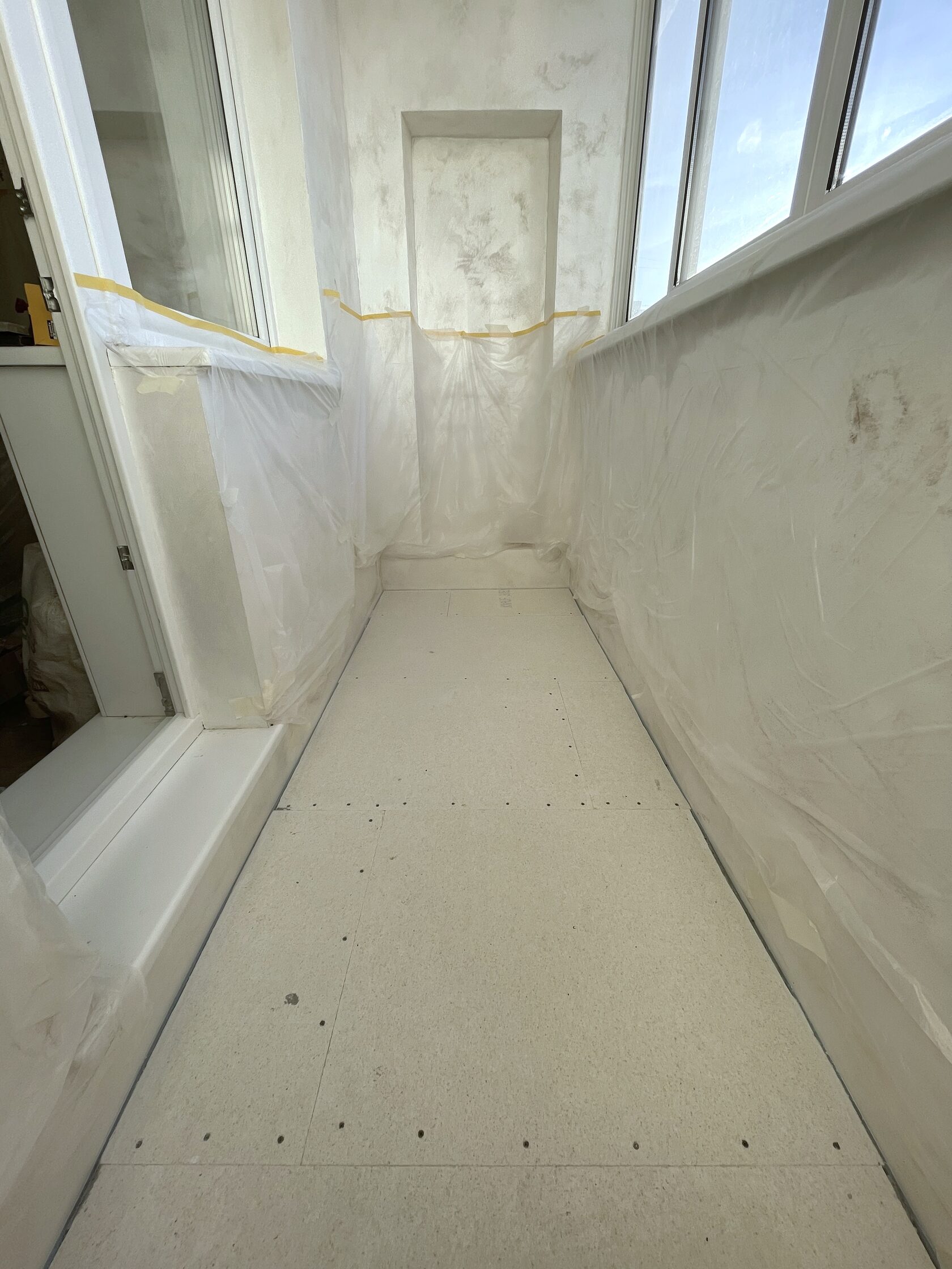 Сухая стяжка в лоджии. Насыпной пол кнауф на лоджии, балконе