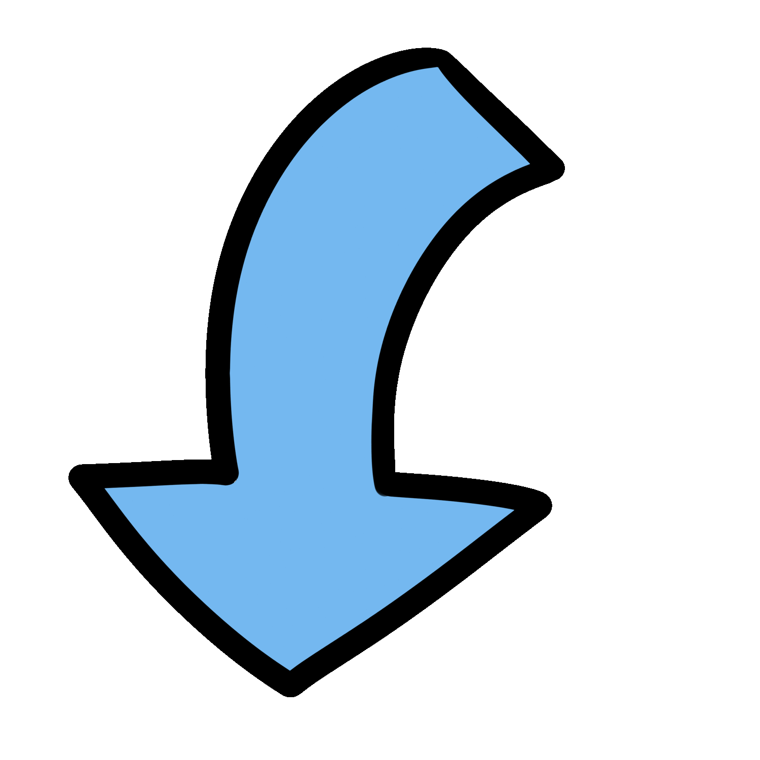 стрілка вниз