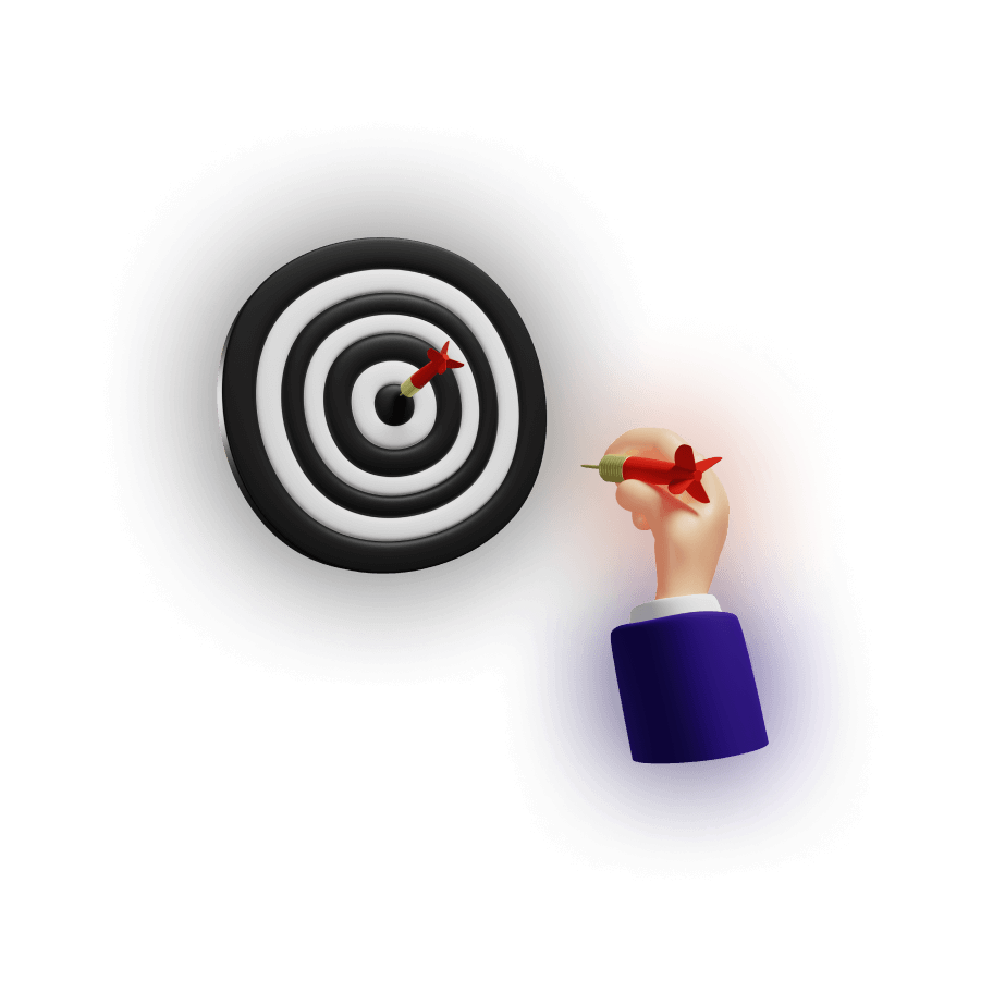 дартс, дротик, мишень, рука