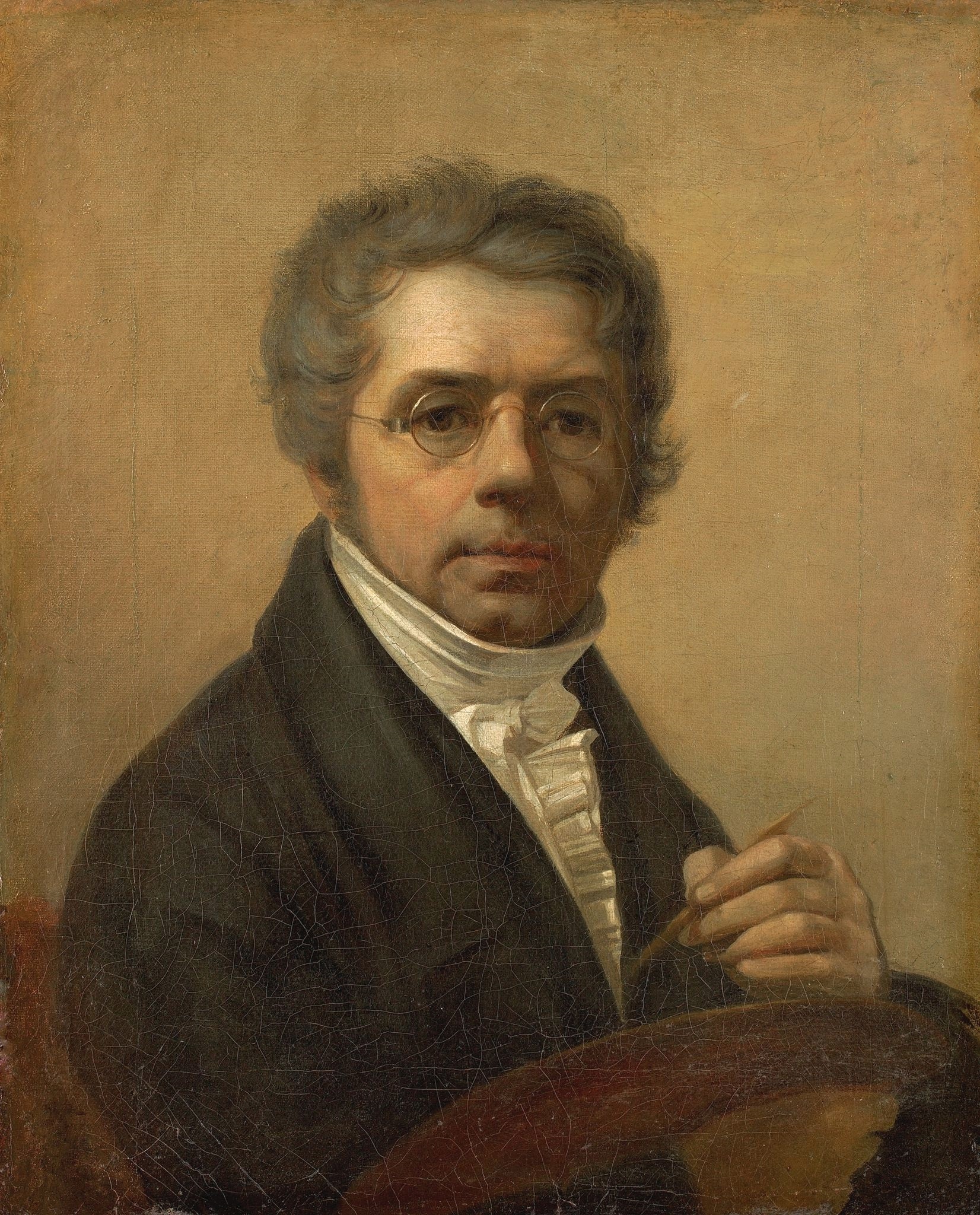 А.Г. Венецианов. Автопортрет. Холст, масло 32,9×26,5 см, 1811. Государственная Третьяковская галерея, Москва