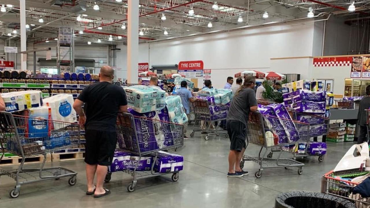 Crowd psychology in pandemics: people buying lots of toilet paper