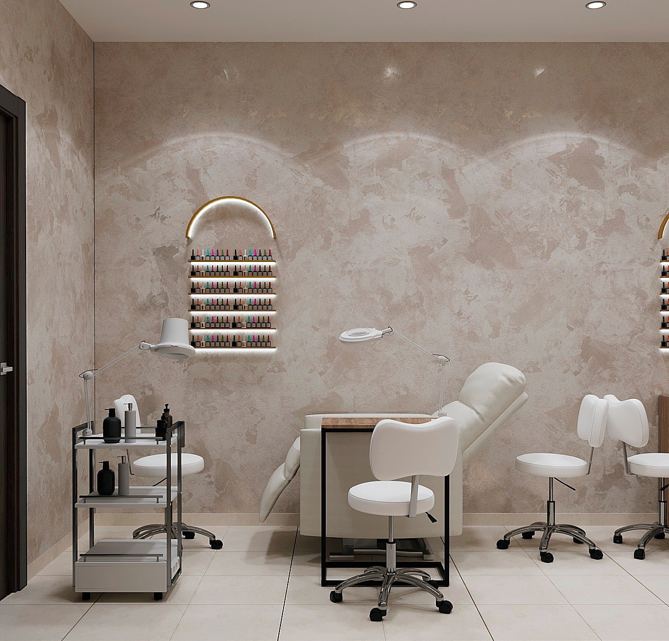 Салон красоты Chereda studio 50м2, г. Москва | Портфолио студии дизайна ...