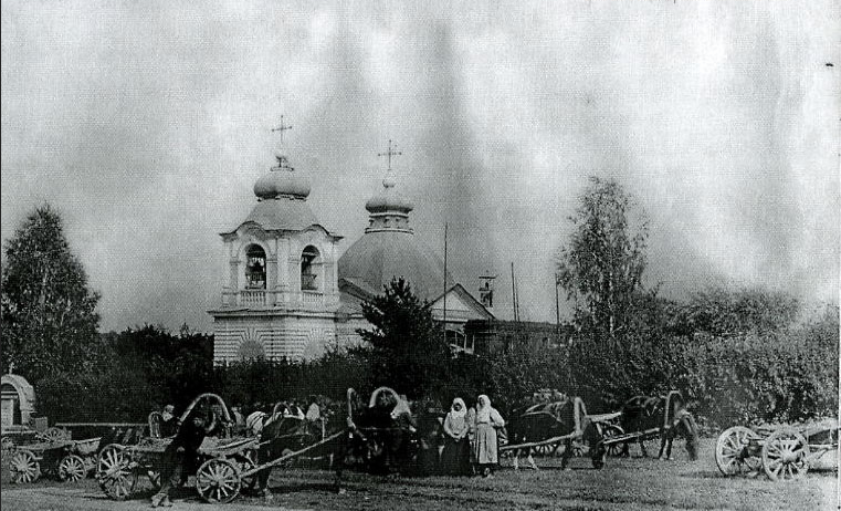 Храм Ильи Пророка в Лемешово. Фото начала ХХ века