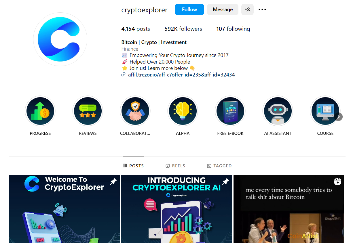 CryptoExplorer (@cryptoexplorer)