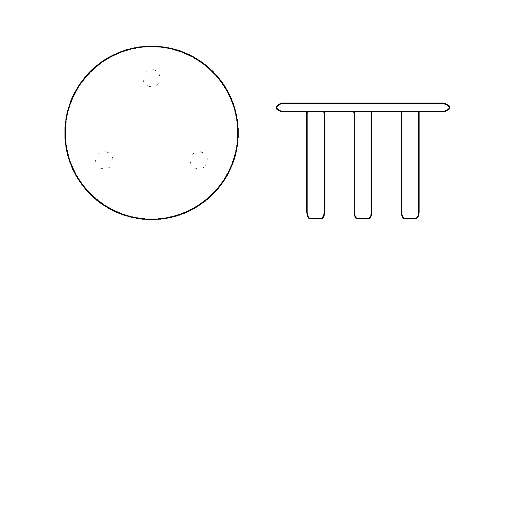 СТОЛИК ЖУРНАЛЬНЫЙ "СТОЛБ"