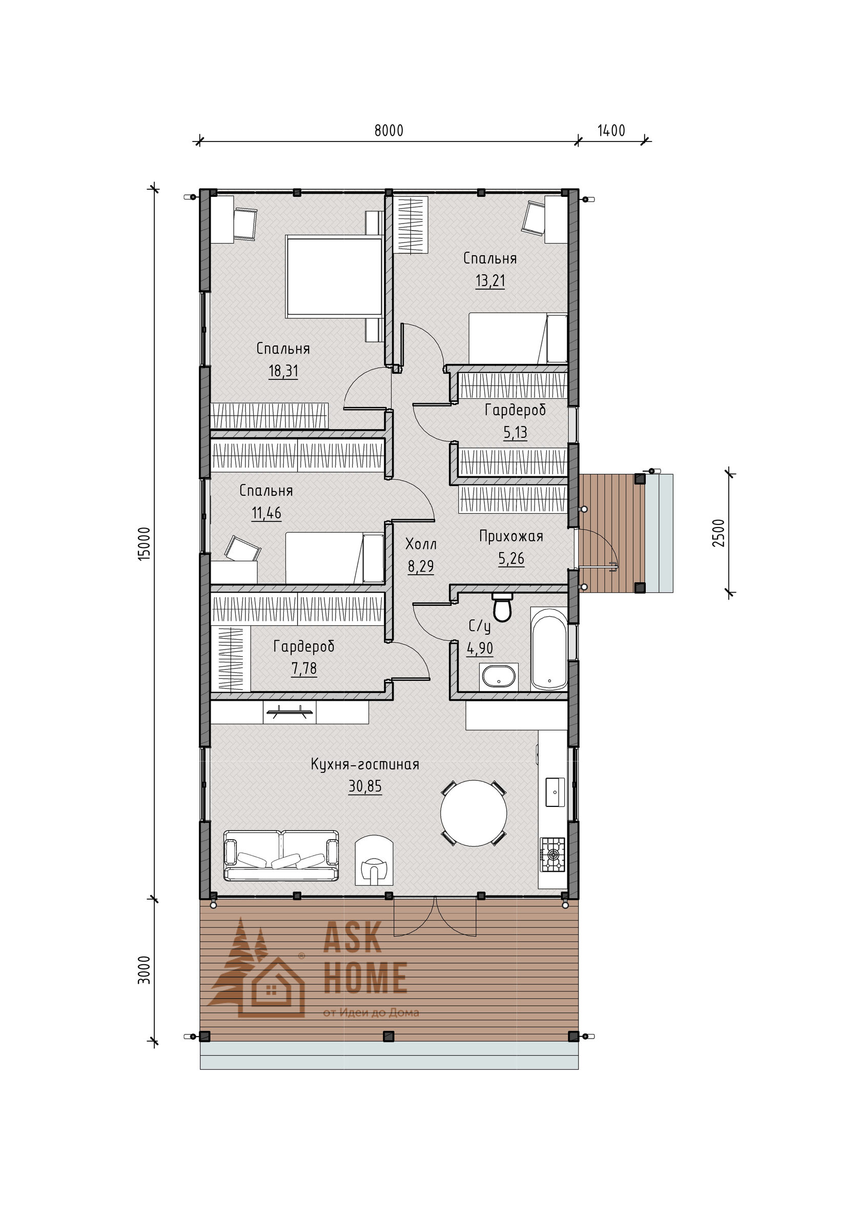 Каталог домокомплектов THERMOWOOD