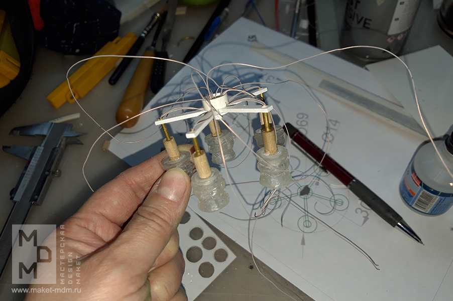 макет интерьера Петровы в гриппе 