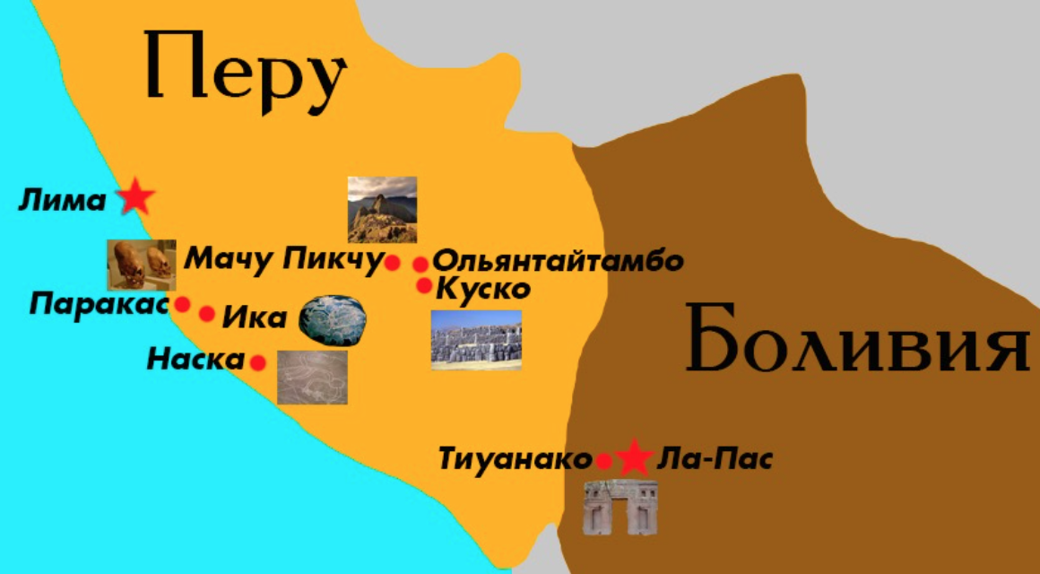 Схема маршрута, Загадки Древнего Египта, aturs.ru