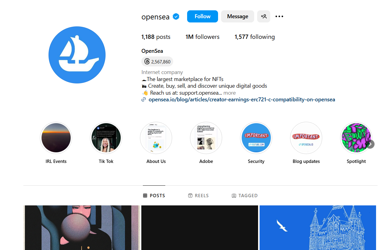 OpenSea (@opensea)