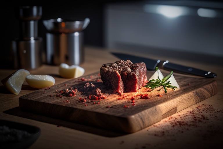 Торцевая кухонная доска ручной работы