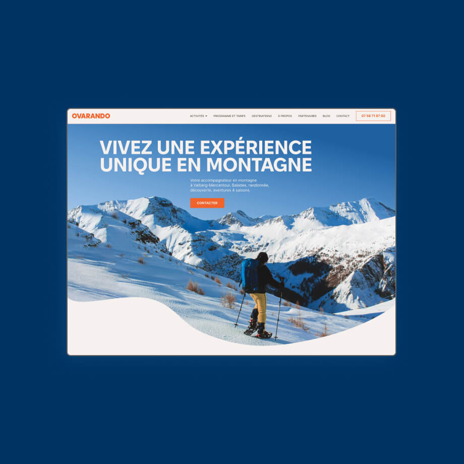 Ovarando corporate website