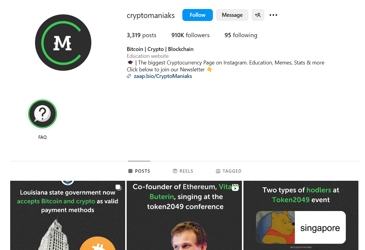 CryptoManiaks (@cryptomaniaks)