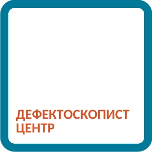 логотип компании символизирует экран прибора дефектоскопа