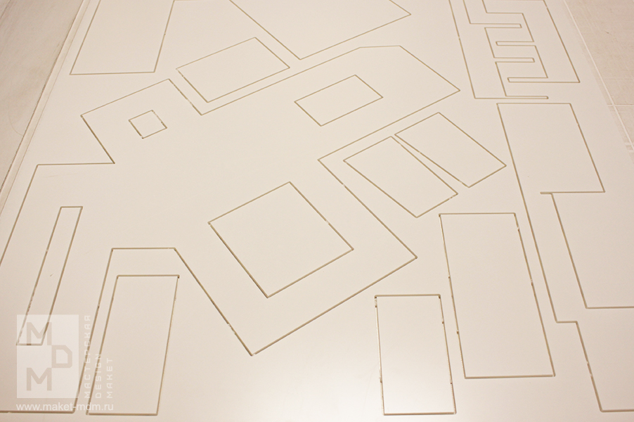 макет частного дома